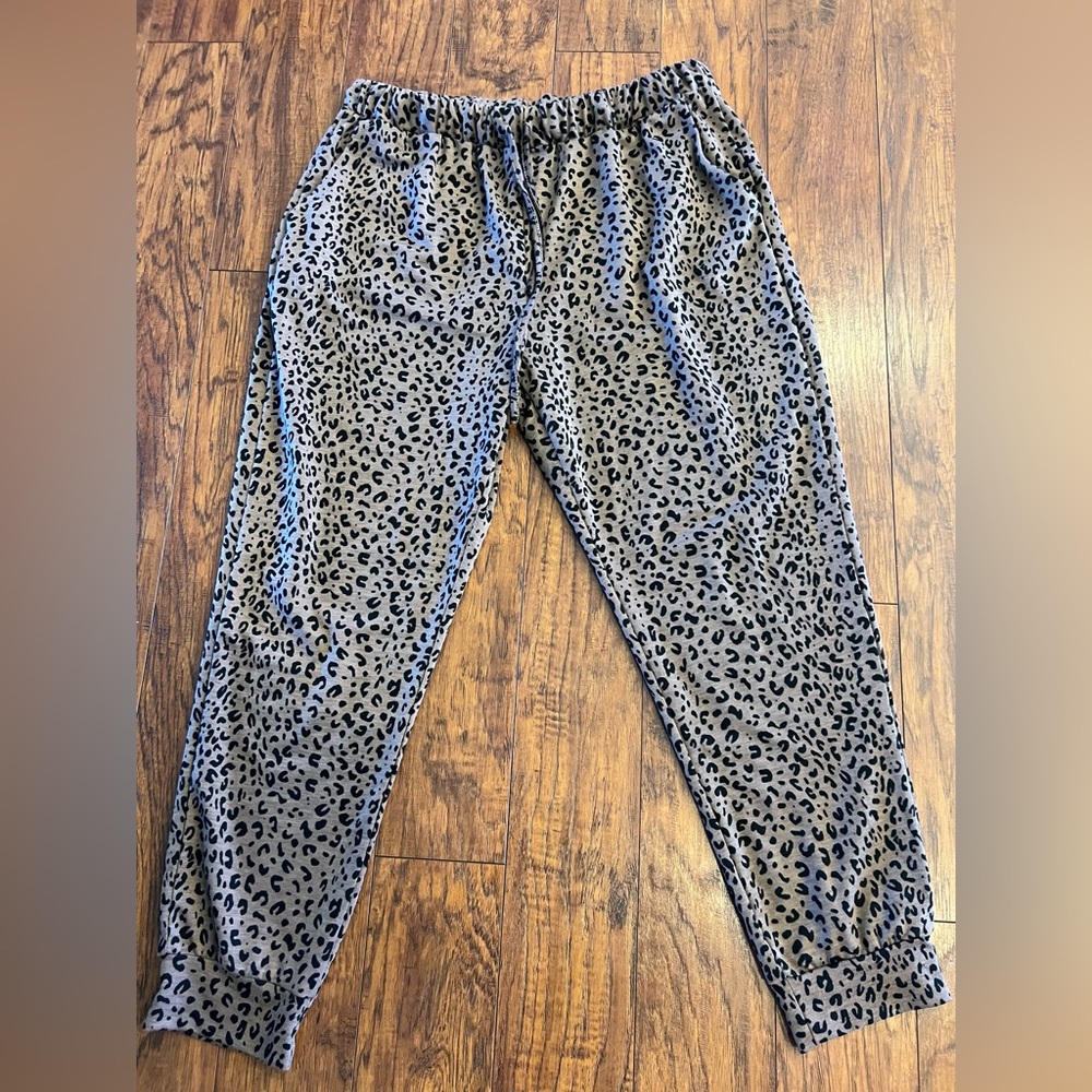 Cheetah Print Joggers